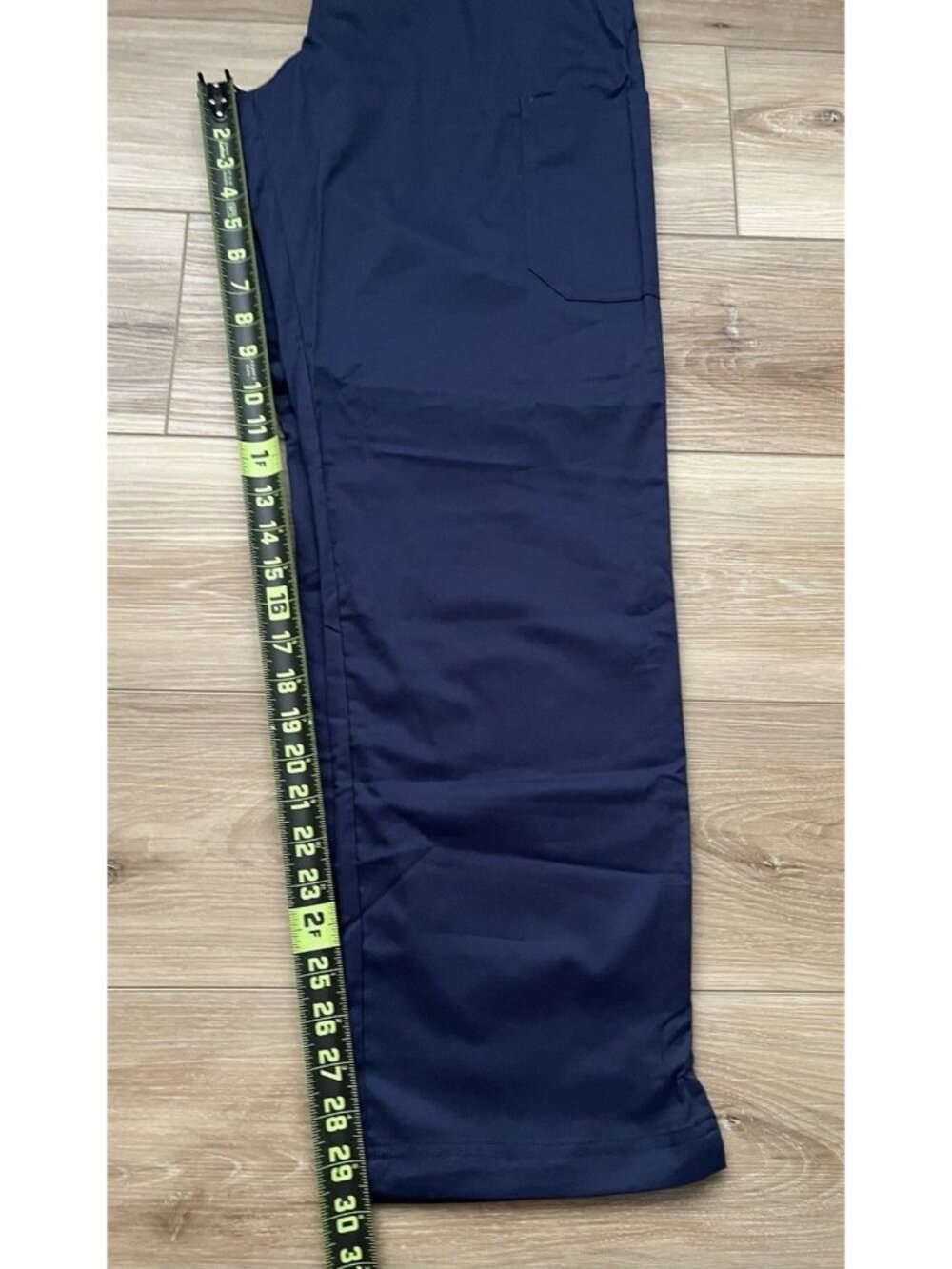 NWT Butter Soft Stretch Blue Knit Waistband Scrub Pants - Women Size Medium - Picture 11 of 12